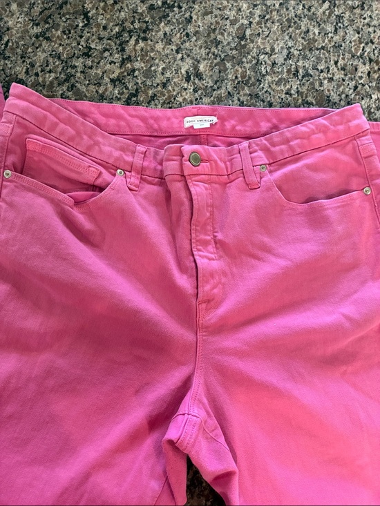 Good American Denim - Good American Bright Pink High-Rise Jeans